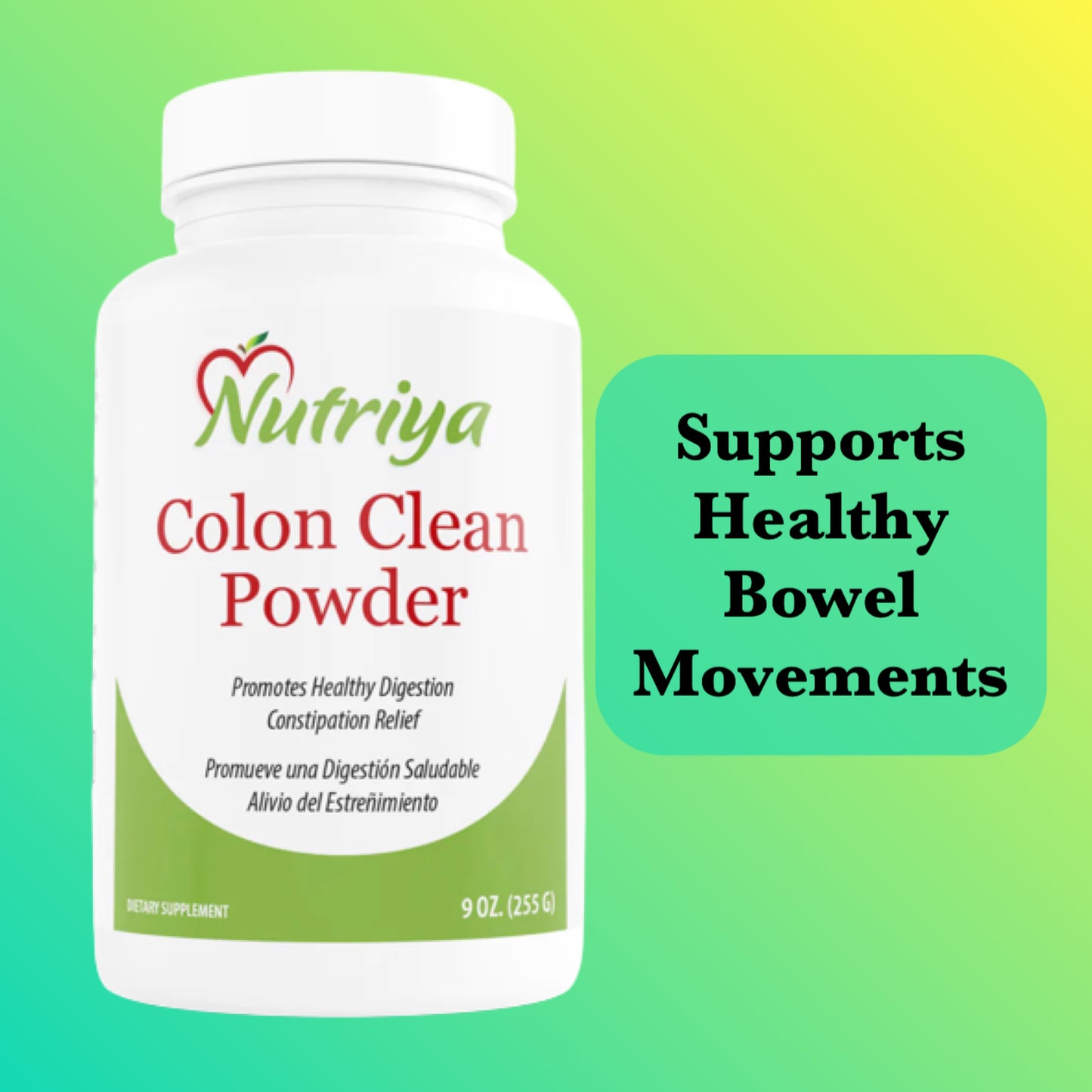 Colon Clean Powder - Supports bowel health - Mejora la funcion intestinal