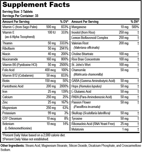 Stress - Support Better Sleep - ¡Para dormir mejor! - 100 Tablets