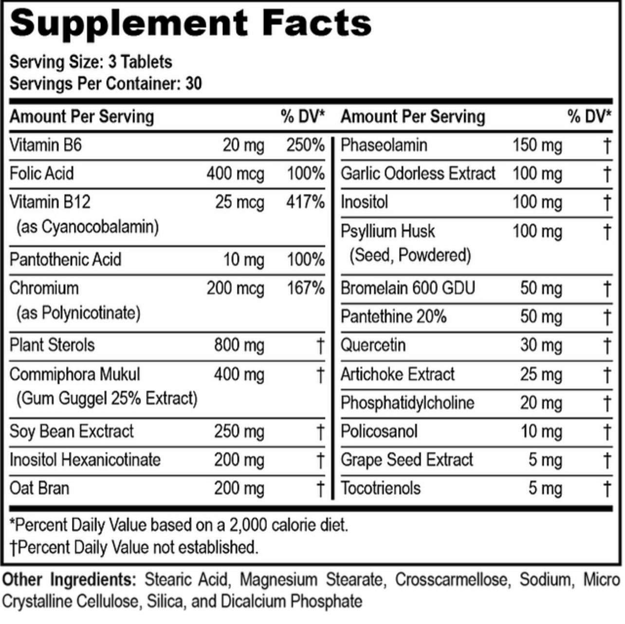 Nutriya Cholesterol Support