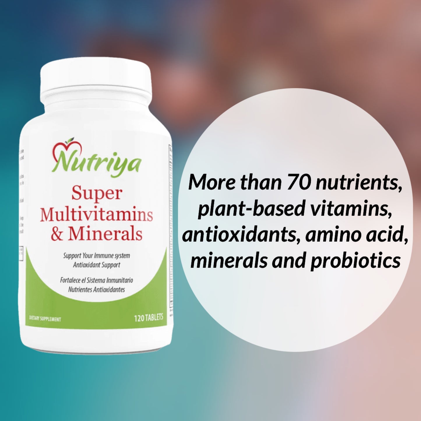 Super Multivitamins and Minerals - For Women and Men - More Than 70 Vitamins, Minerals, antioxidants, Amino Acid -Supports Cellular Energy Production and Immune System Health