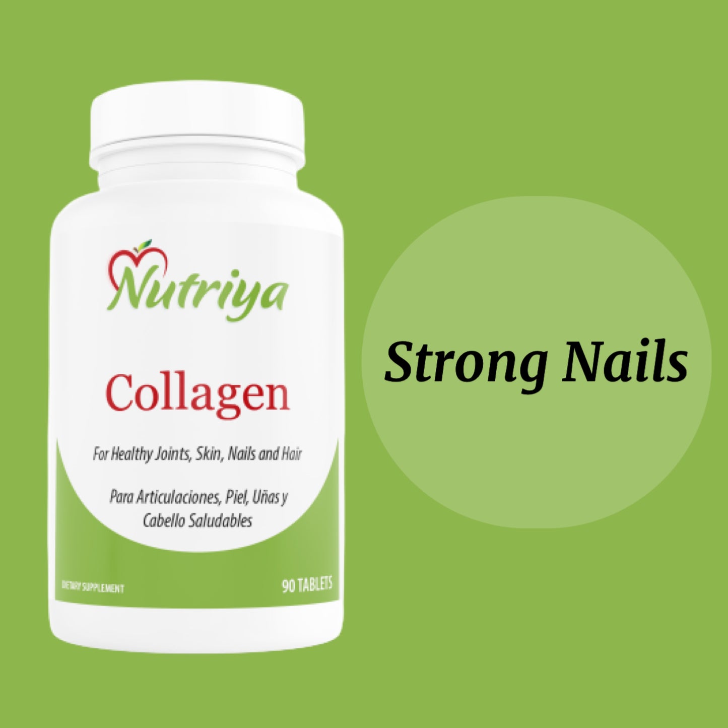 Collagen (Colágeno) - 90 Tablets - 1,000 mg per serving